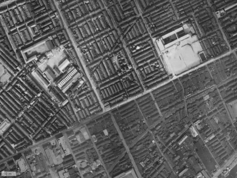 【1936～1942年度撮影】昔のエスリード弁天町セミリアの場所・周辺環境