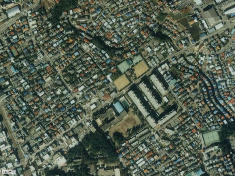 【1987～1990年度撮影】昔のバウス東林間の場所・周辺環境