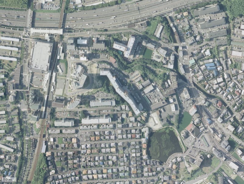 【2007年度撮影】昔の千里ガーデンハイツの場所・周辺環境