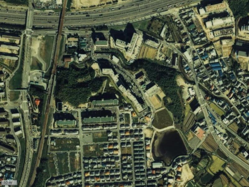 【1979~1983年度撮影】昔の千里ガーデンハイツの場所・周辺環境