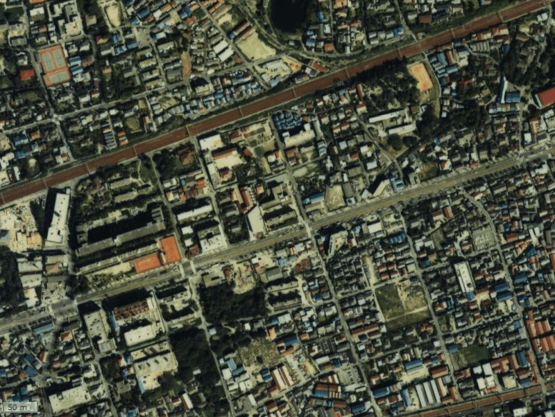 【1979～1983年度撮影】昔のブランズさくら夙川の場所・周辺環境