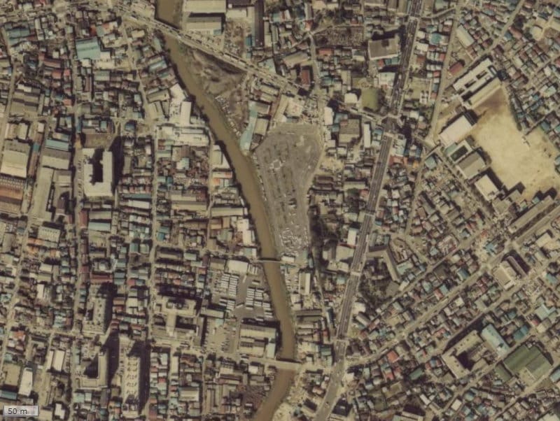 【1979～1983年度撮影】昔のレーベンスクエア川口シルフィアの場所・周辺環境