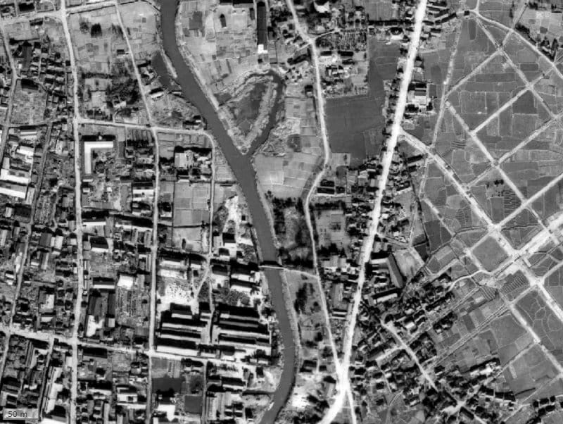 【1945～1950年度撮影】昔のレーベンスクエア川口シルフィアの場所・周辺環境