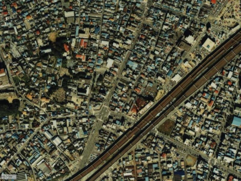 【1979～1983年度撮影】昔のアルファステイツ浜松駅西の場所・周辺環境