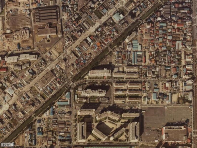 【1979～1983年度撮影】昔のコープ野村上飯田の場所・周辺環境