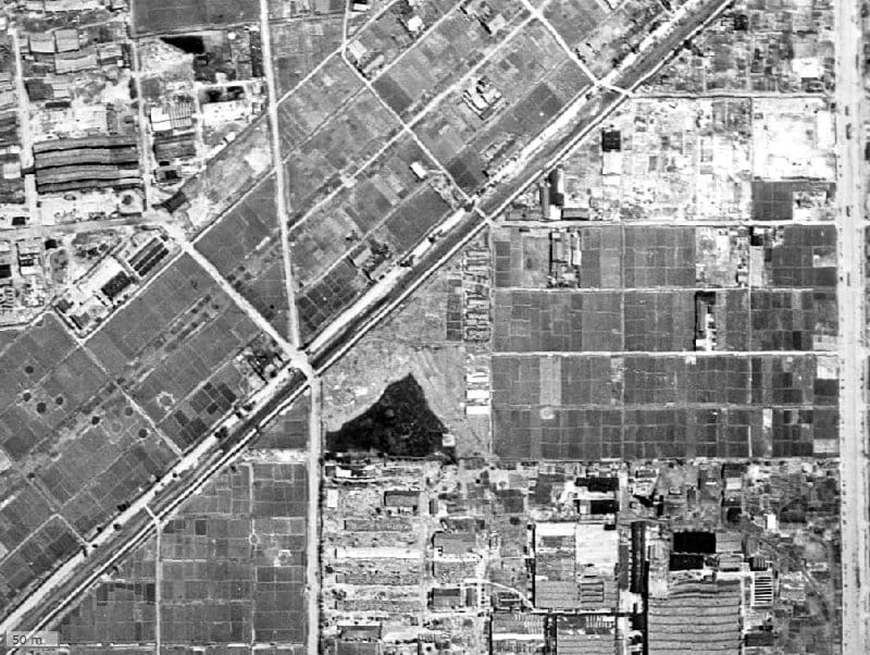 【1945～1950年度撮影】昔のコープ野村上飯田の場所・周辺環境