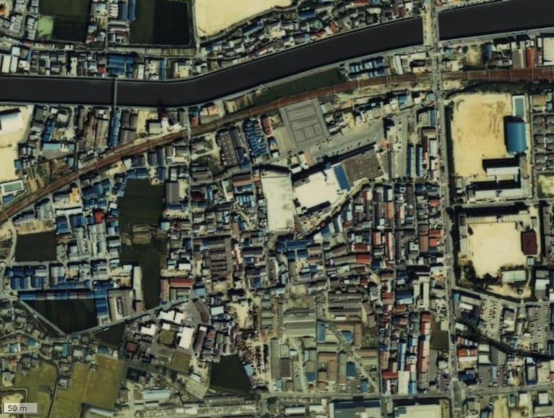 【1979～1983年度撮影】昔のライオンズ住道グランフォルトの場所・周辺環境