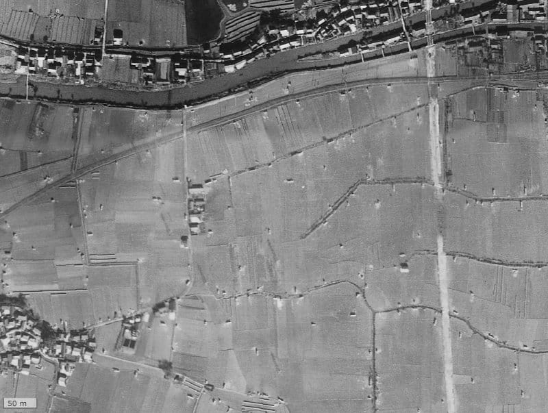 【1936～1942年度撮影】昔のライオンズ住道グランフォルトの場所・周辺環境