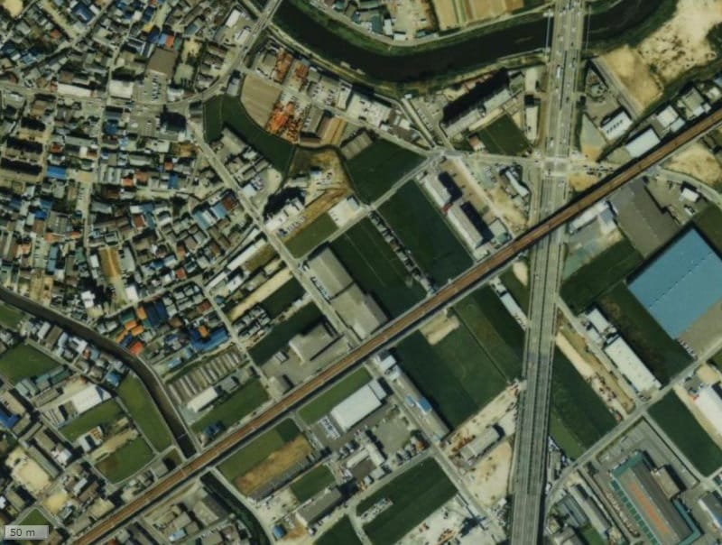 【1987～1990年度撮影】昔のアンピール箱崎の場所・周辺環境