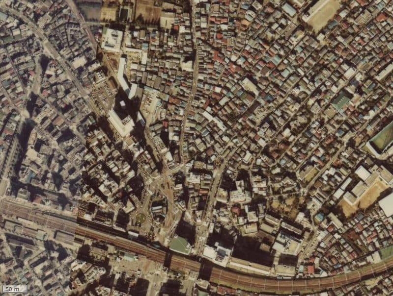 【1979～1983年度撮影】昔のシティハウス大塚の場所・周辺環境