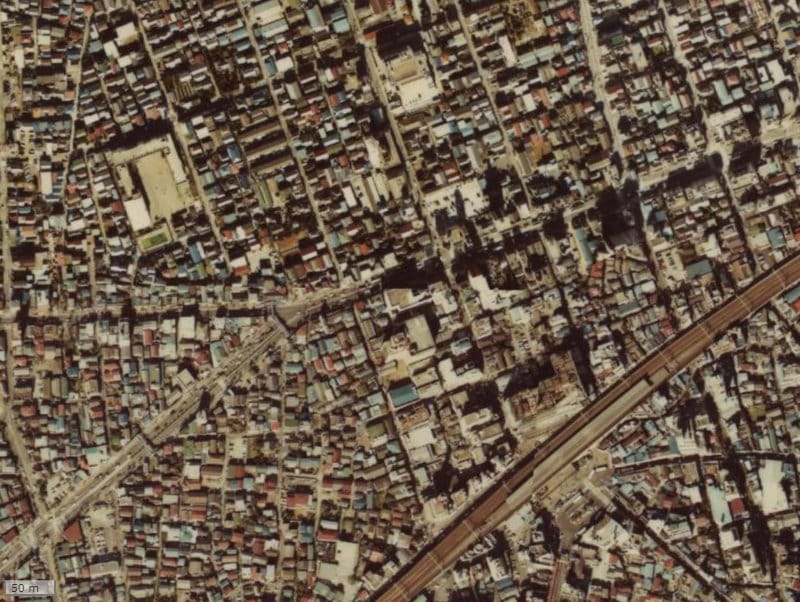 【1979~1983年度撮影】昔のオープンレジデンシア小岩ステーションフロントの場所・周辺環境