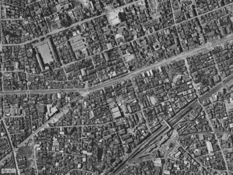 【1961~1969年度撮影】昔のオープンレジデンシア小岩ステーションフロントの場所・周辺環境