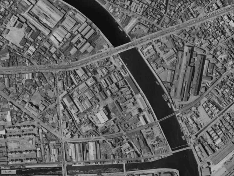 【1961~1969年度撮影】昔のソラネットシティの場所・周辺環境