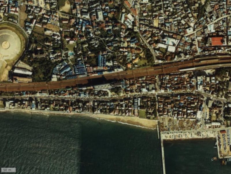 【1979～1983年度撮影】昔のコスモ海岸通の場所・周辺環境