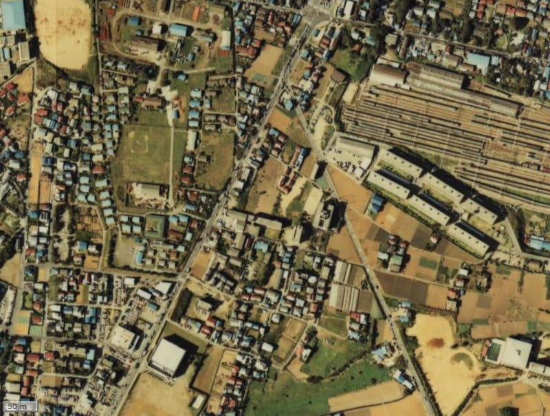 【1979～1983年度撮影】昔のライオンズマンション津田沼第6の場所・周辺環境