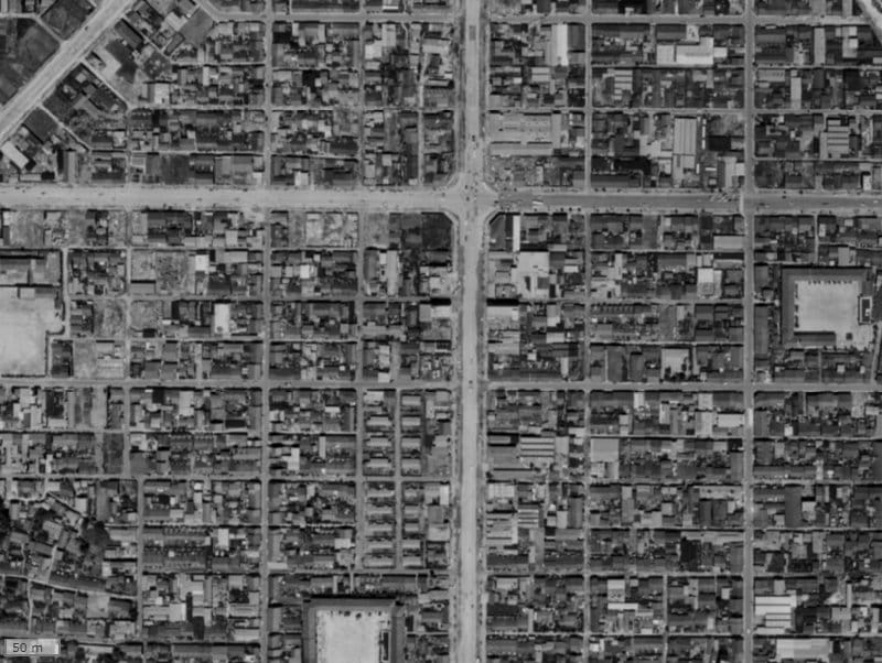 【1961～1969年度撮影】昔のファミリアーレ名駅ミッドウエストの場所・周辺環境