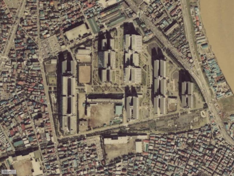 【1979～1983年度撮影】昔の河原町分譲共同ビルの場所・周辺環境