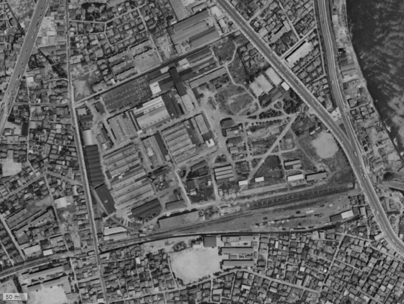 【1961～1969年度撮影】昔の河原町分譲共同ビルの場所・周辺環境