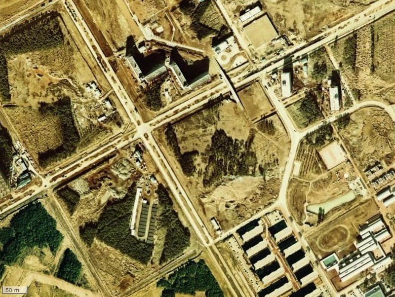 【1974~1978年度撮影】昔のつくばグランヴィラの場所・周辺環境