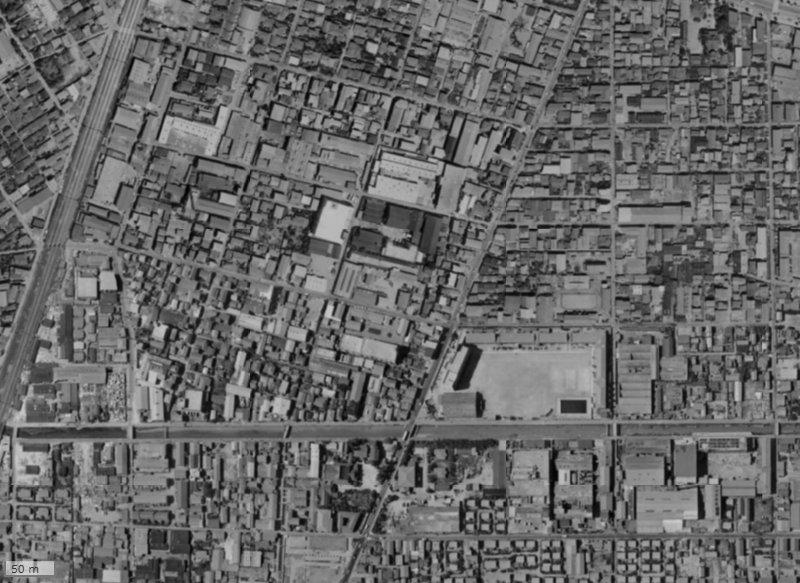 【1961～1969年度撮影】昔の大森ガーデンハウスの場所・周辺環境