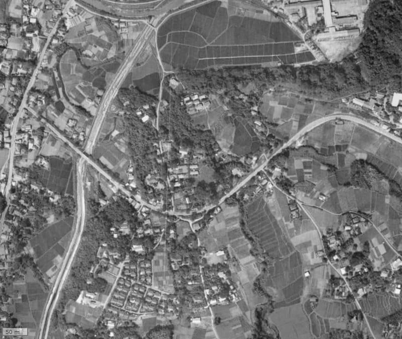 【1961～1969年度撮影】昔の聖蹟桜ヶ丘ガーデンホームの場所・周辺環境