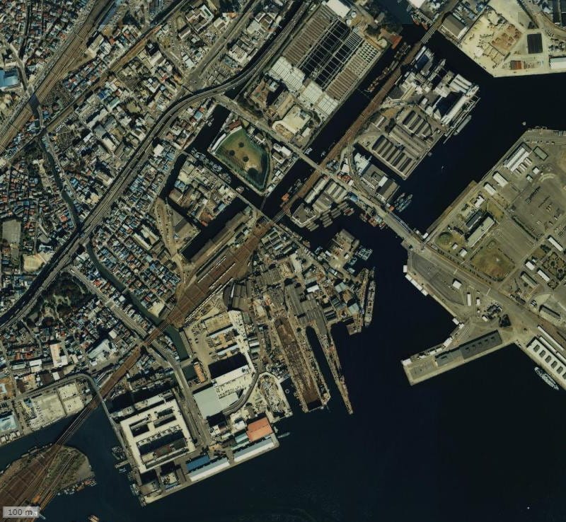 【1987～1990年度撮影】昔のクリオレジダンス横濱ベイサイドの場所・周辺環境