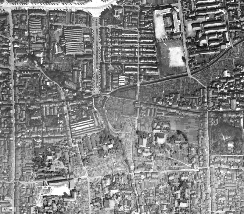 【1945~1950年度撮影】昔のルモン紫野の場所・周辺環境