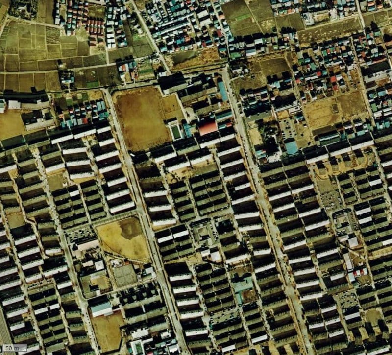 【1974~1978年度撮影】昔のソライエテラスの場所・周辺環境