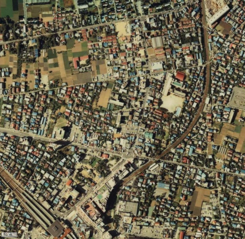 【1979~1983年度撮影】昔のヴェルディーク津田沼の場所・周辺環境