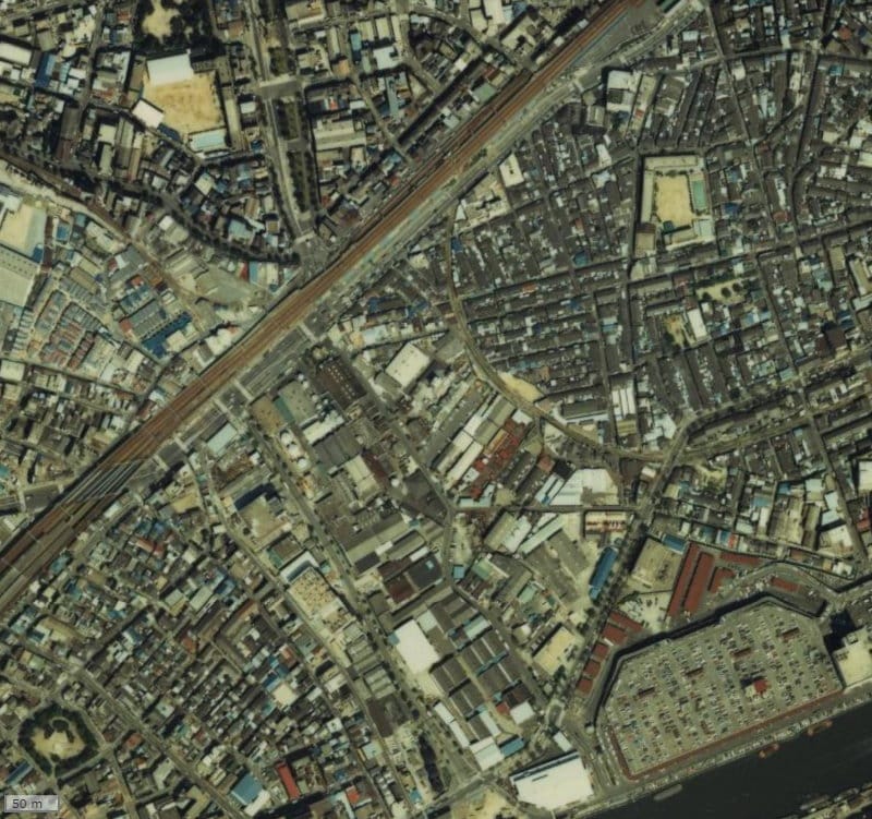 【1979～1983年度撮影】昔のザ・ウエステージ大阪の場所・周辺環境