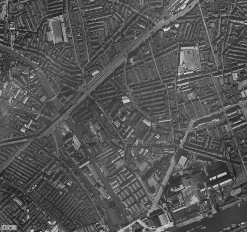 【1936～1942年度撮影】昔のザ・ウエステージ大阪の場所・周辺環境