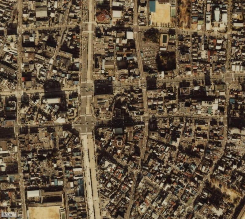 【1979~1983年度撮影】昔のプレサンスジェネ新栄町駅前葵の場所・周辺環境