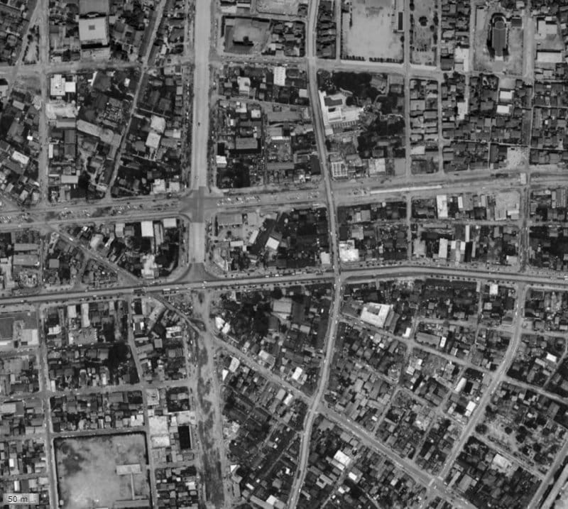 【1961~1969年度撮影】昔のプレサンスジェネ新栄町駅前葵の場所・周辺環境