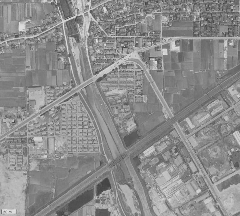 【1961~1969年度撮影】昔のプラウドシティ高槻ステージアの場所・周辺環境