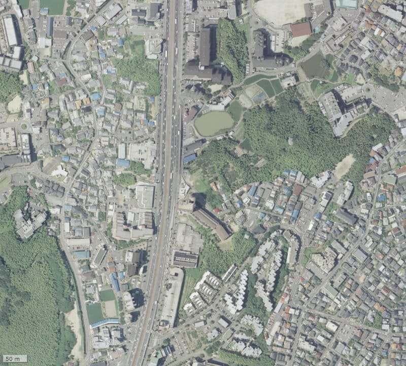 【2007年度撮影】昔のサンメゾン緑地公園アベニューの場所・周辺環境