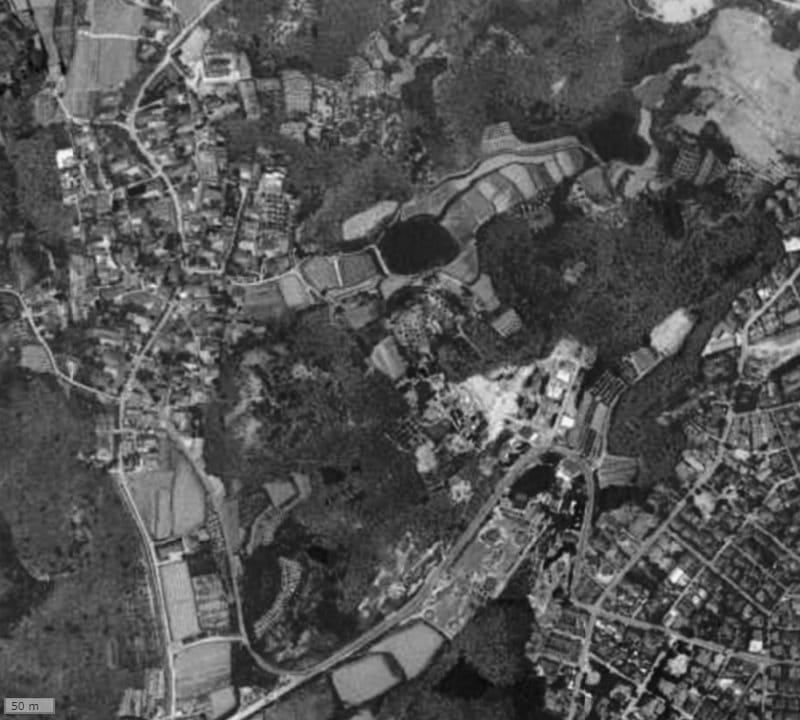 【1961～1969年度撮影】昔のサンメゾン緑地公園アベニューの場所・周辺環境