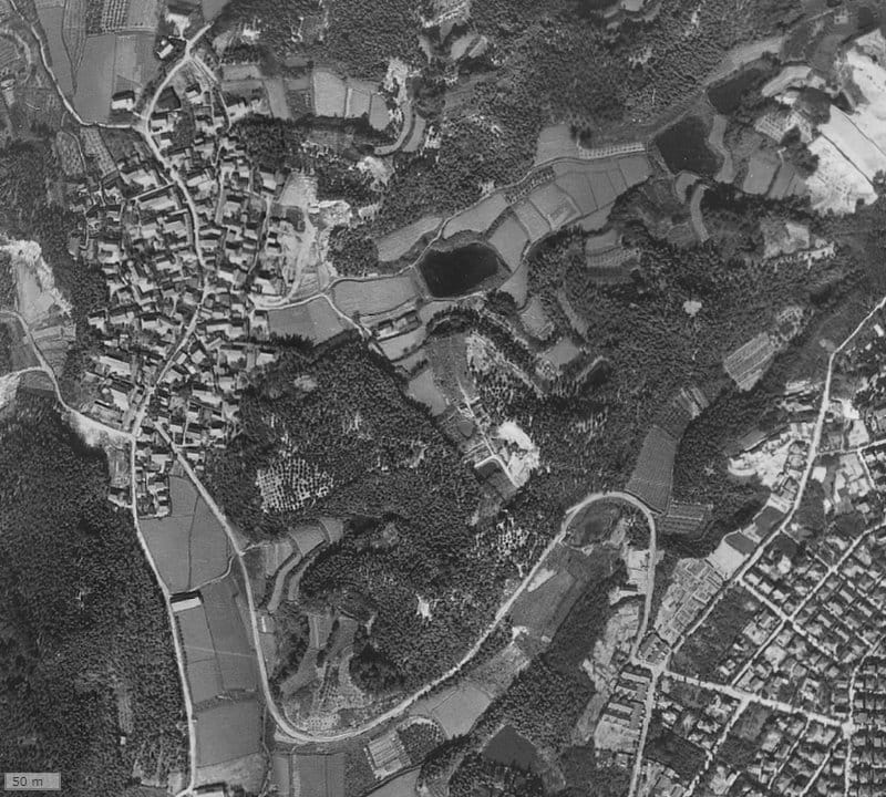 【1936～1942年度撮影】昔のサンメゾン緑地公園アベニューの場所・周辺環境