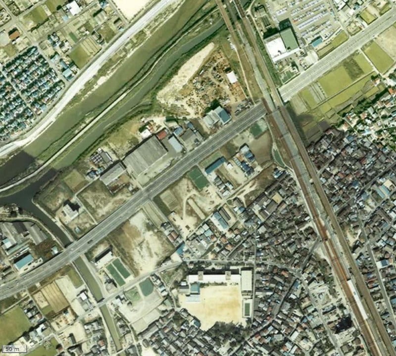 【1974～1978年度撮影】昔のグランコート大高グランデの場所・周辺環境