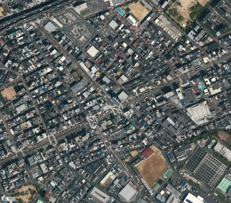 【2017年度撮影】昔のグランアッシュ弁天町マークスの場所・周辺環境