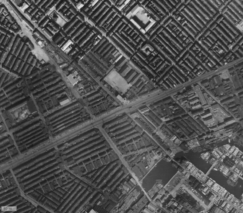 【1936～1942年度撮影】昔のグランアッシュ弁天町マークスの場所・周辺環境