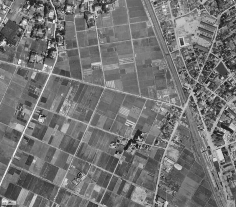 【1961~1969年度撮影】昔のセンチュリー越谷ブライトアリーナの場所・周辺環境