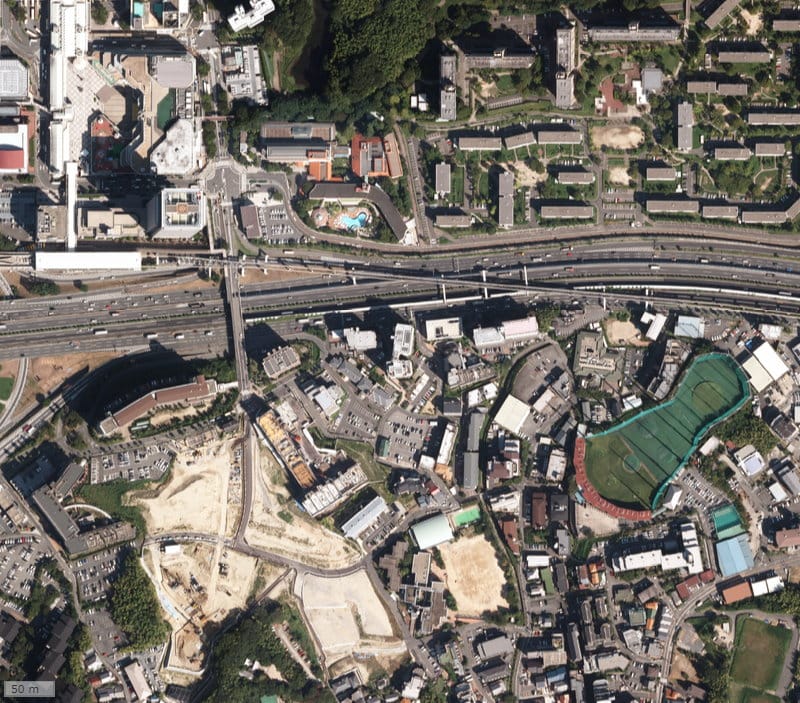 【2012年度撮影】昔の千里中央レジデンスの場所・周辺環境