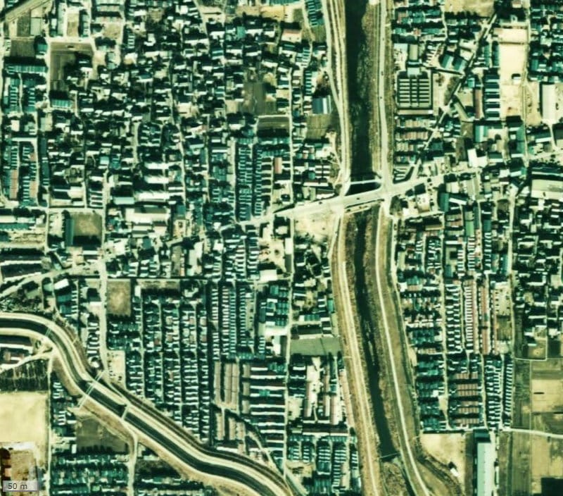 【1979~1983年度撮影】昔のレーベン高槻エアリープレイスの場所・周辺環境