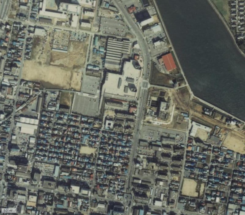 【1979～1983年度撮影】昔のローレルコート津桜橋グランドパレスの場所・周辺環境