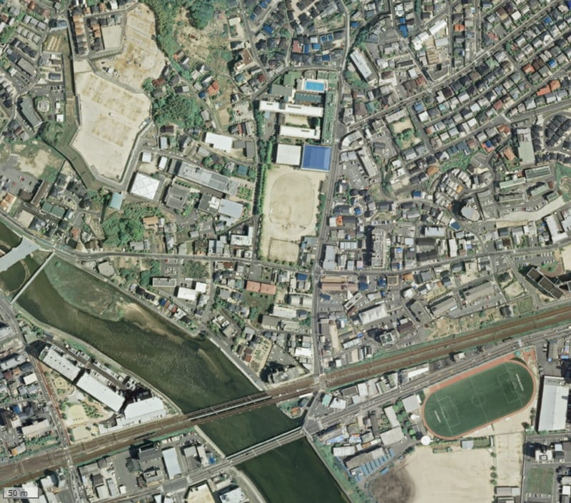 【2008年度撮影】昔のパークナード井口の場所・周辺環境