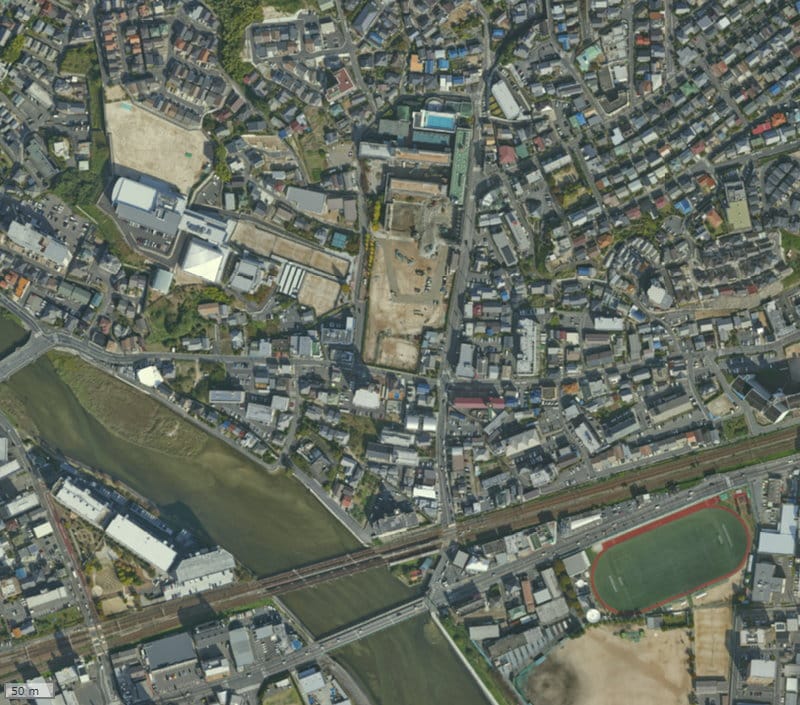 【2018年度撮影】昔のパークナード井口の場所・周辺環境