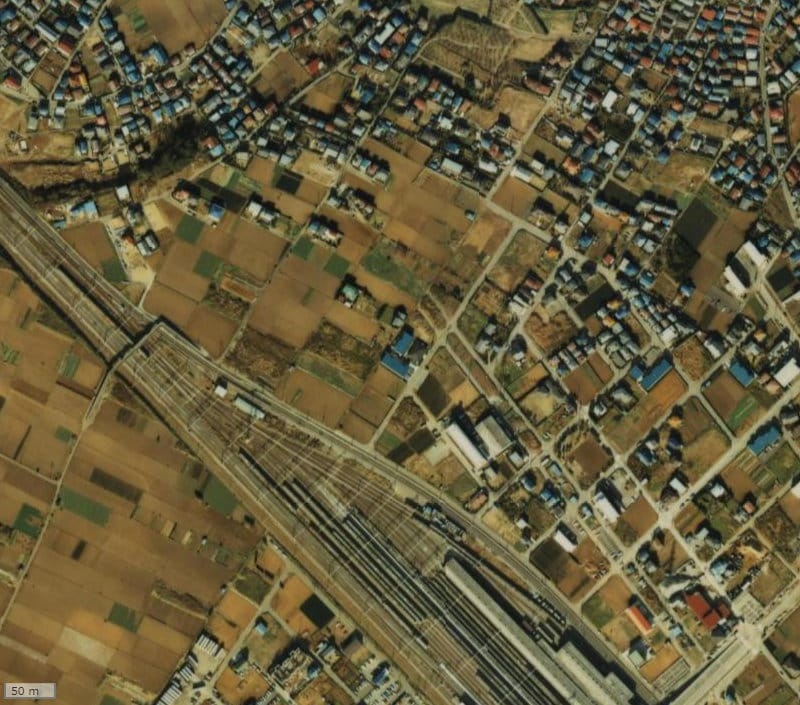 【1984~1986年度撮影】昔のエクセレントシティ幕張本郷レジデンスの場所・周辺環境