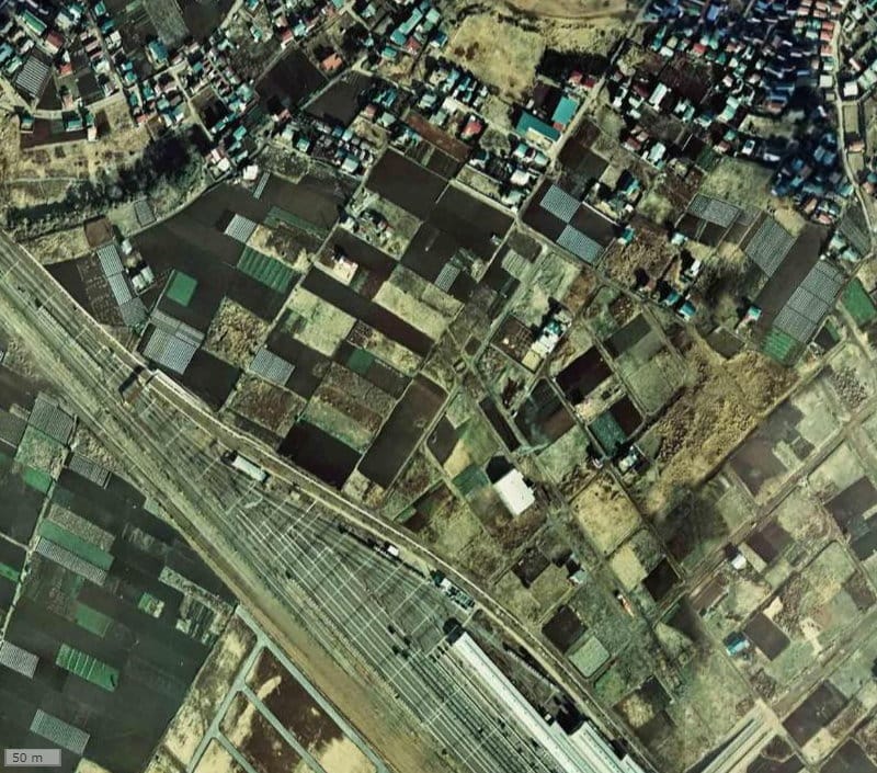 【1974~1978年度撮影】昔のエクセレントシティ幕張本郷レジデンスの場所・周辺環境