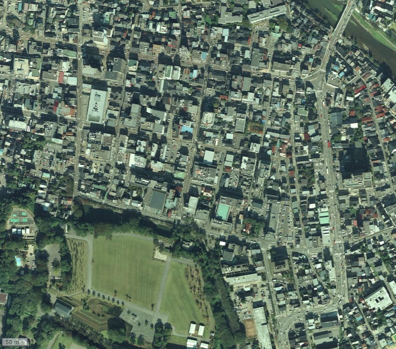 【2007年度撮影】昔のザ・レーベン金沢大手門 Galleria Granの場所・周辺環境