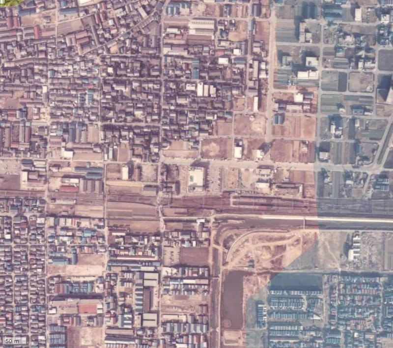 【1974～1978年度撮影】昔のローレルスクエア東花園の場所・周辺環境